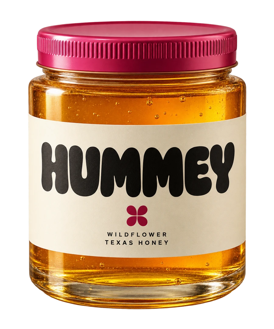 HUMMEY Wildflower honey jar